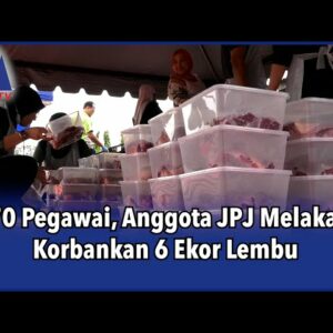 70 Pegawai, Anggota Jpj Melaka Korbankan 6 Ekor Lembu