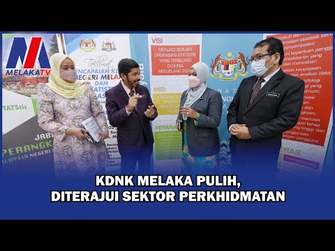 KDNK Melaka Pulih, Diterajui Sektor Perkhidmatan