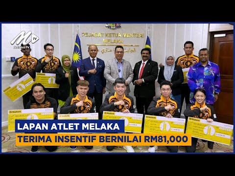 Lapan Atlet Melaka Terima Insetif Bernilai RM81,000