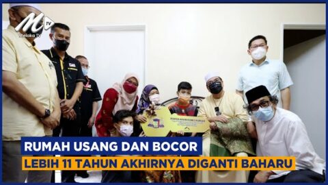 Rumah Usang Dan Bocor Lebih 11 Tahun Akhirnya Diganti Baharu