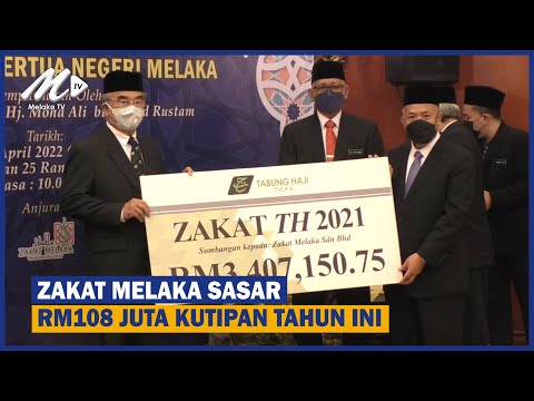 Zakat Melaka Sasar RM108 Juta Kutipan Tahun Ini