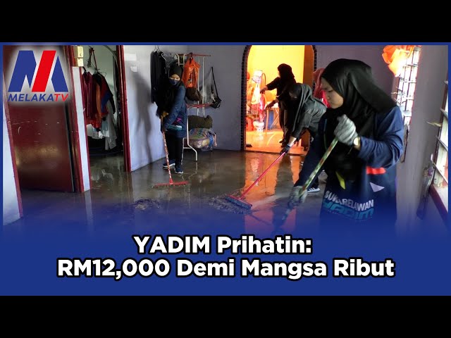YADIM Prihatin RM12,000 Demi Mangsa Ribut