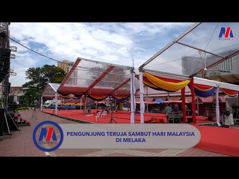 Pengunjung Teruja Sambut Hari Malaysia Di Melaka