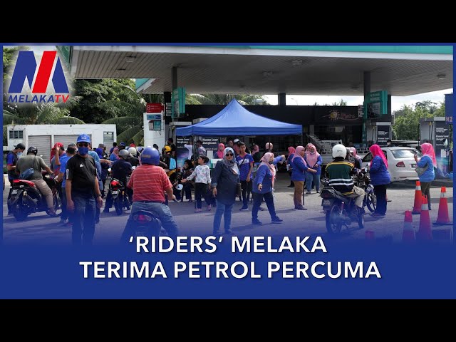 ‘riders’ Melaka Terima Petrol Percuma