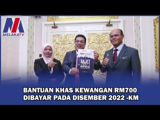 Bantuan Khas Kewangan Rm Dibayar Pada Dis Km Melaka Tv