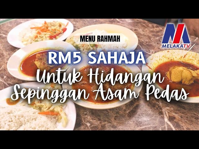 Menu Rahmah: RM5 Sahaja Untuk Hidangan Sepinggan Asam Pedas