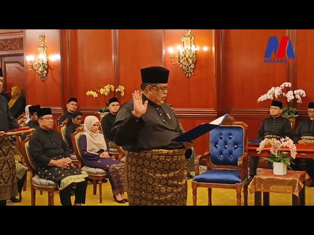 Live Update Angkat Sumpah Ketua Menteri Melaka