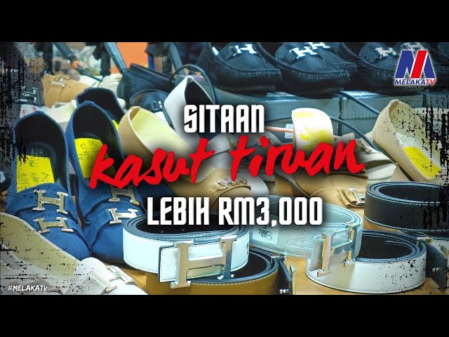 Sitaan Kasut Tiruan Lebih RM3,000