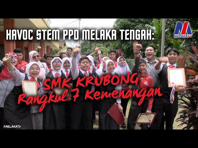 Havoc STEM PPD Melaka Tengah: SMK Krubong Rangkul 7 Kemenangan