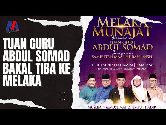 Tuan Guru Abdul Somad Bakal Tiba Ke Melaka