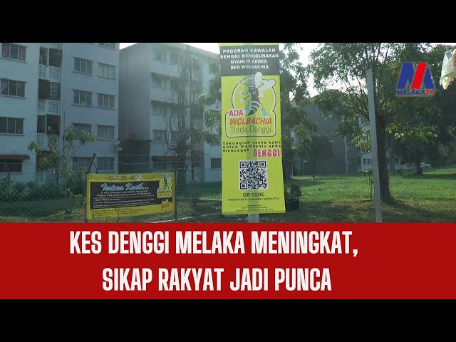 Kes Denggi Melaka Meningkat, Sikap Rakyat Jadi Punca