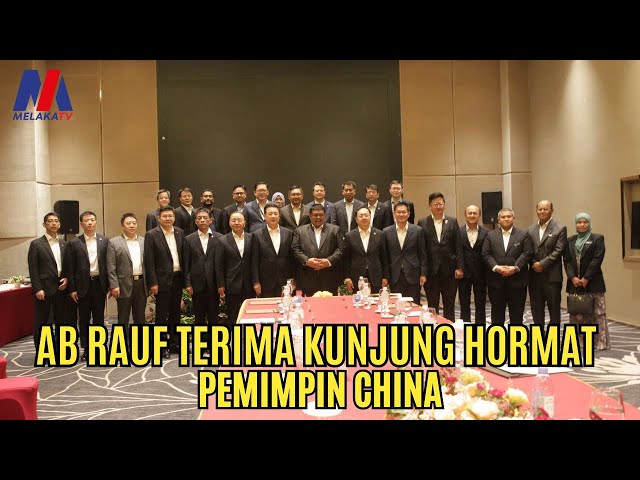 Ab Rauf Terima Kunjung Hormat Pemimpin China