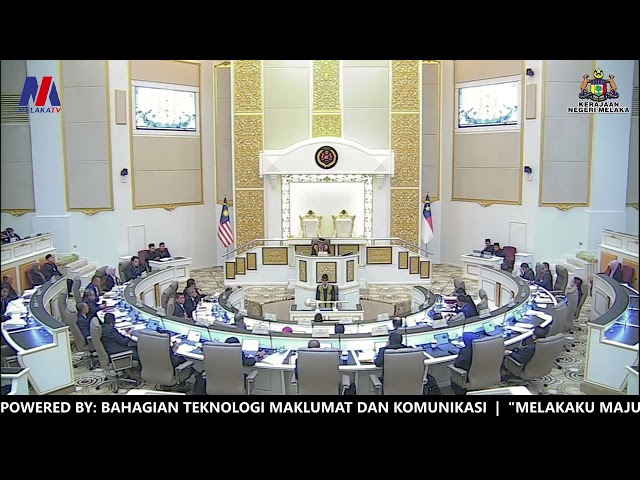 Dun Melaka Lulus Usul Dan Rang Undang Undang Enakmen Perbekalan 2024