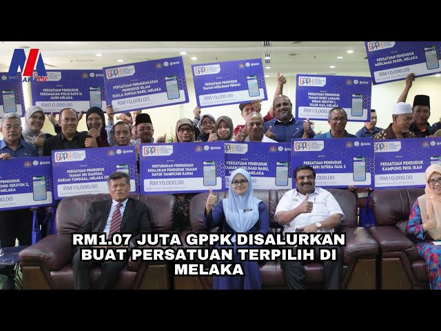 Rm1.07 Juta Gppk Disalurkan Buat Persatuan Terpilih Di Melaka