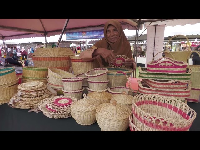 Hasil Tangan Bakul Rotan Diketengahkan Di Melaka Agrofest 2024