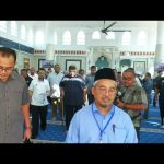 Ketua Menteri Tinjau Persiapan Sambut Agong di Masjid Sultan Ibrahim