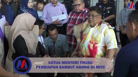 Ketua Menteri Tinjau Persiapan Sambut Agong Di Mitc