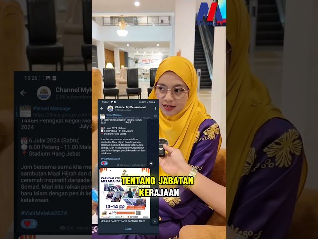 Saluran Telegram ‘mymelaka News’ Dan ‘mymelaka News Penjawat Awam’