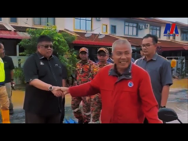 Km Turun Padang Tinjau Situasi Banjir Masjid Tanah