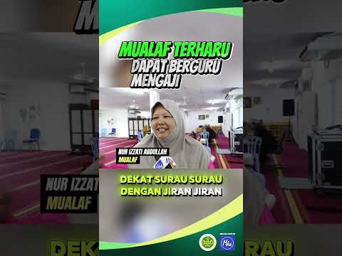 Mualaf Terharu Berguru Mengaji