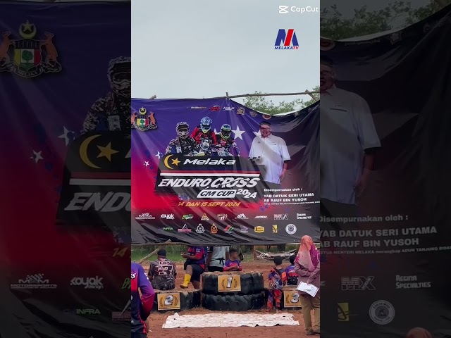 Lagak Peserta Sukan Motosikal Lasak Pada Penganjuran Melaka Endurocross Cm Cup 2024