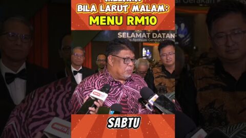 Menu Rm10 Sempena Program Melaka Bila Larut Malam Bermula Bulan Hadapan.