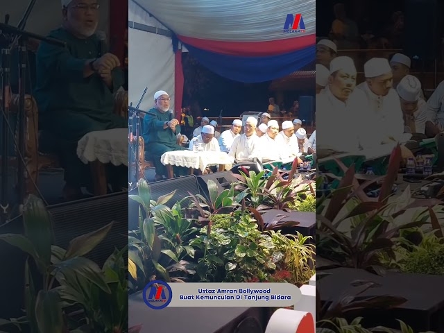 Ustaz Amran Bollywood Buat Kemunculan Di Tanjung Bidara