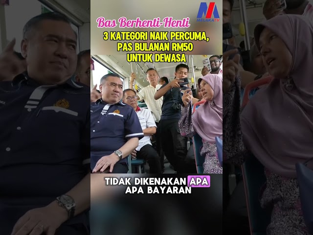 3 Kategori Naik Percuma, Pas Bulanan Rm50 Untuk Dewasa