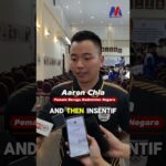 AARON CHIA, 110 ATLET SUKMA MELAKA TERIMA INSENTIF