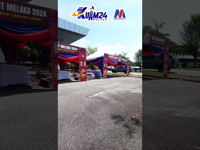 Tinjauan Persiapan Karnival Udara Antarabangsa Melaka (kuam) 2024