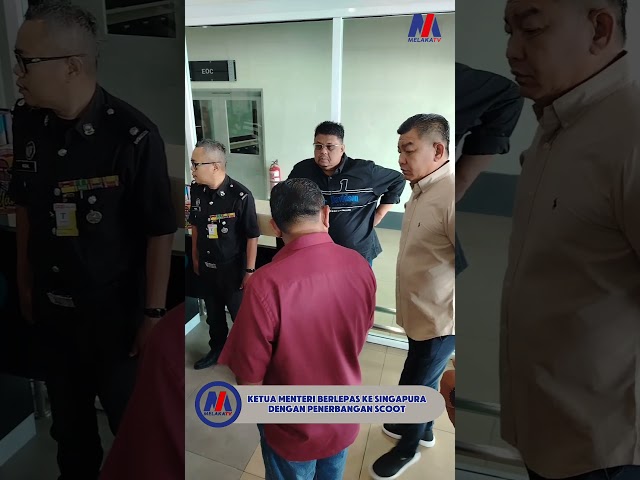 Ketua Menteri Berlepas Ke Singapura Dengan Penerbangaan Scoot