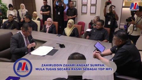 Zahiruddin zahari angkat sumpah, mula tugas secara rasmi sebagai ydp mpj