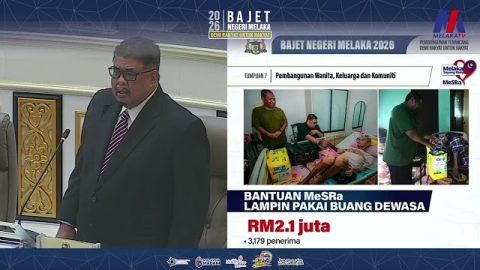 Bajet negeri melaka 2026: bantuan lampin pakai buang dewasa