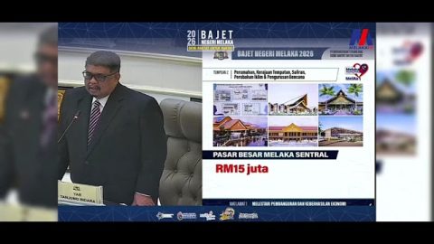 Bajet negeri melaka 2026: skim mesra penjaja